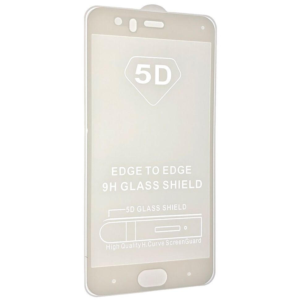 Скло 5D FULL GLUE TRIPLEX XIAOMI Mi 6 БІЛИЙ тех. пак.