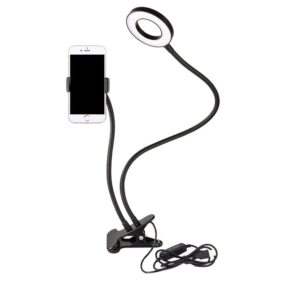 Селфі лампа кільце LiveStream 9см з тримачем на прищіпці