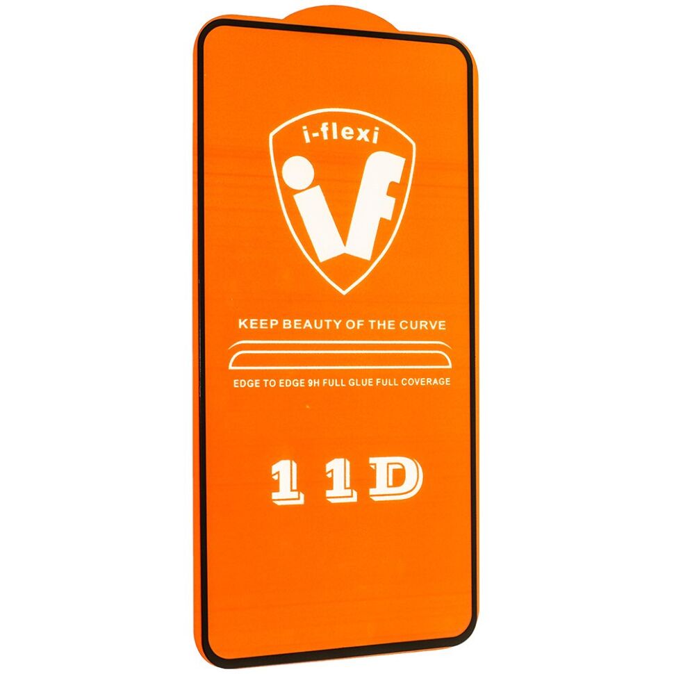 Скло 11D 9H i-flexi FULL GLUE HUAWEI P40 2020 ЧОРНИЙ КУЛЕК