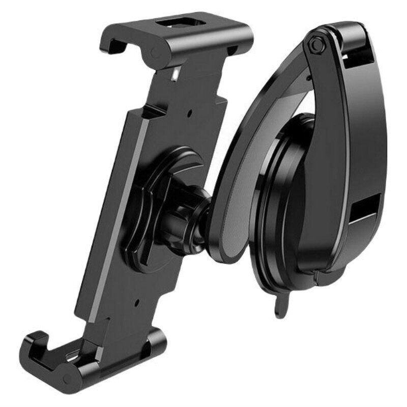 Автомобільний тримач HOCO DCA27 з присоскою для телефону і планшета 6 - 12.9", чорний
