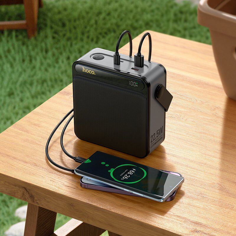 Power bank HOCO J161 "Power" PD 20W + 22.5W 80000 mAh, чорний