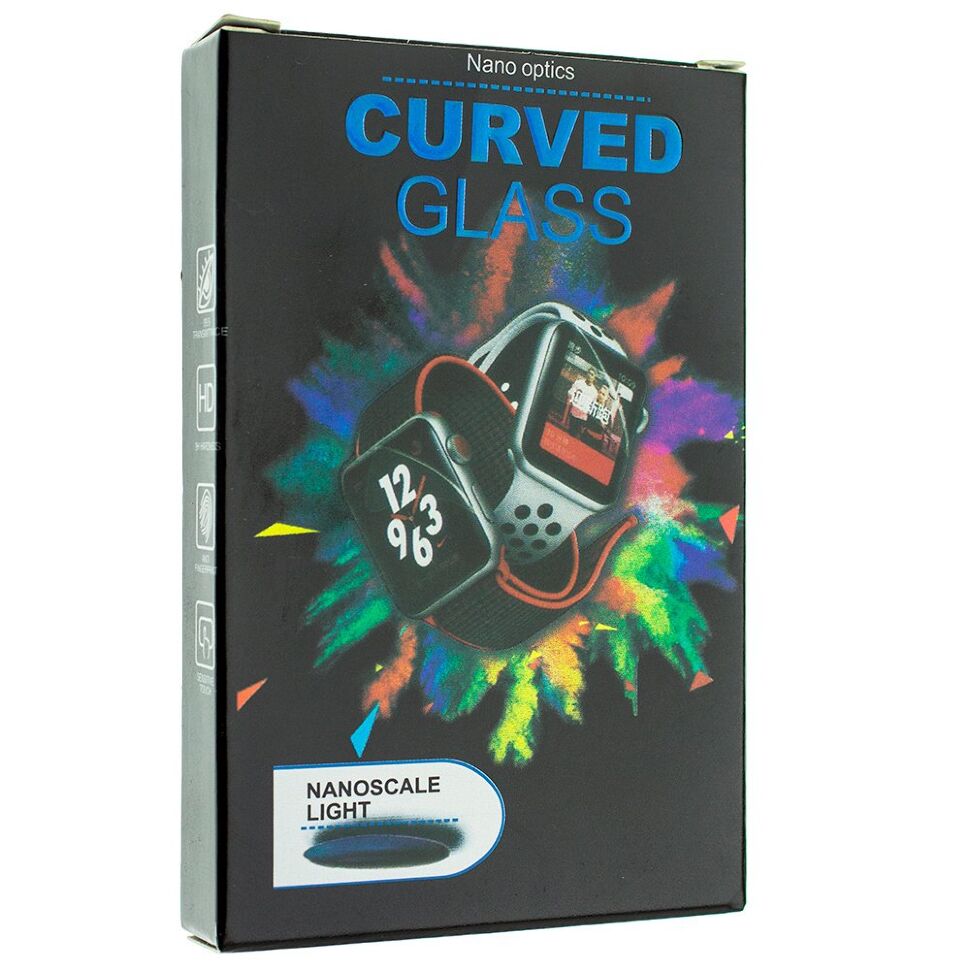 Захисне скло 3D UV APPLE WATCH 45MM (упаковка + клей + ультрафіолетова лампа) Захисне скло 3D UV APPLE WATCH 45MM (упаковка + клей + ультрафіолетова лампа)