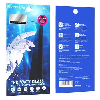 Захистне скло BOROFONE BF7 full-screen anti-spy PRIVACY APPLE iPhone 15 PLUS | 14 PRO MAX | 16 PLUS Захистне скло BOROFONE BF7 full-screen anti-spy PRIVACY APPLE iPhone 15 PLUS | 14 PRO MAX | 16 PLUS