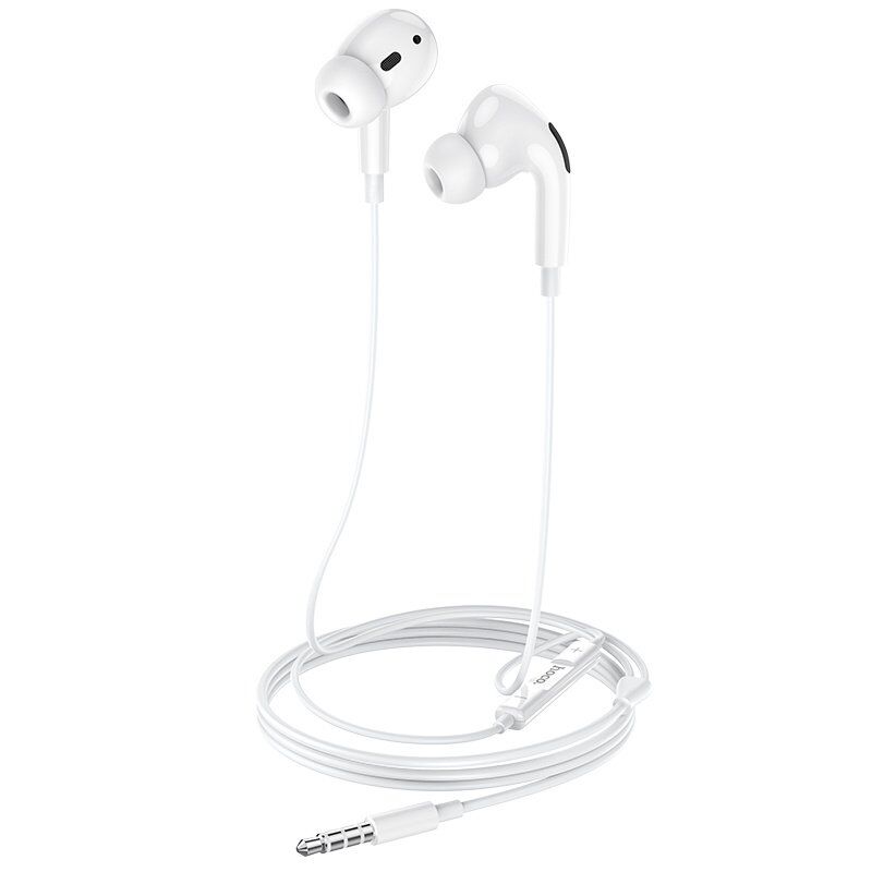 Навушники HOCO M1 Pro Original Series, дротові, з мікрофоном (3,5 мм), білий Навушники HOCO M1 Pro Original Series, дротові, з мікрофоном (3,5 мм), білий