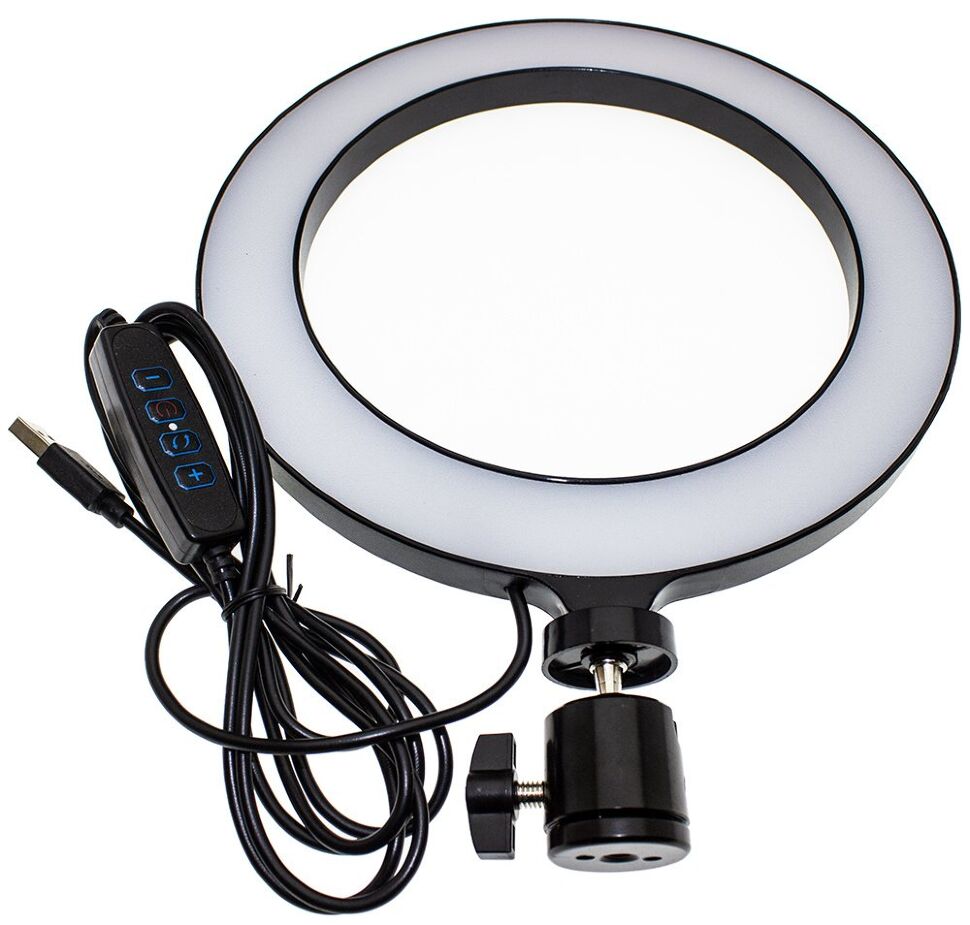 Селфі лампа кільце M-138 20см без тримача та підставки Селфі лампа кільце M-138 20см без тримача та підставки