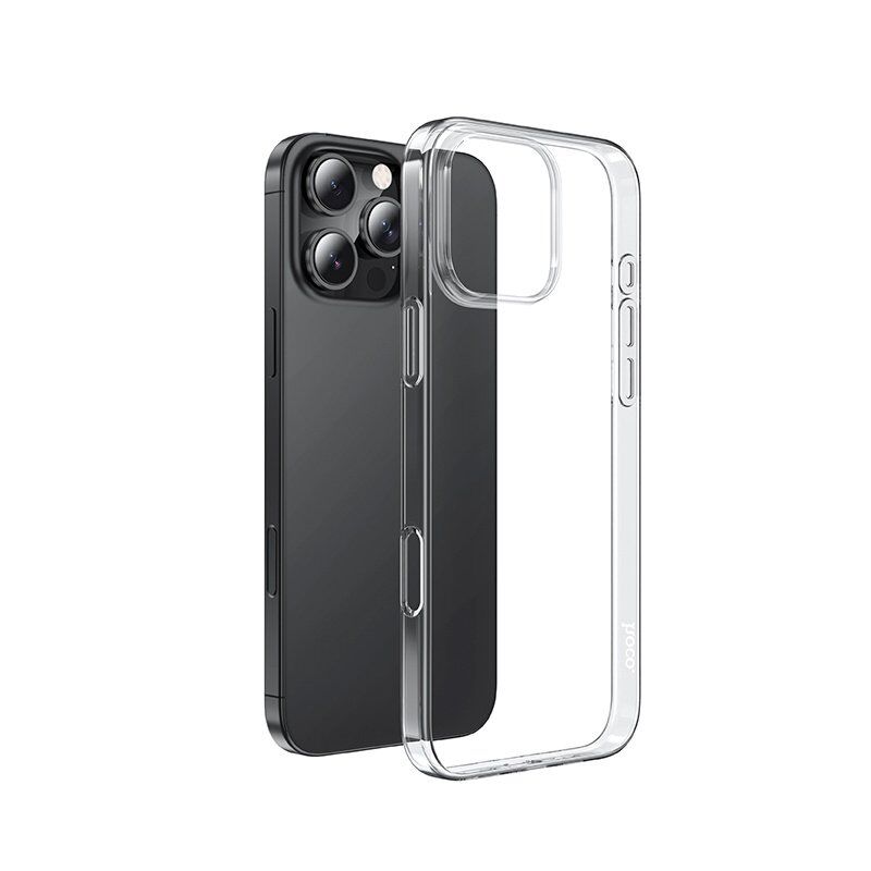 Силіконова накладка HOCO LIGHT SERIES для APPLE iPhone 12 PRO MAX 6,7", прозорий Силіконова накладка HOCO LIGHT SERIES для APPLE iPhone 12 PRO MAX 6,7", прозорий