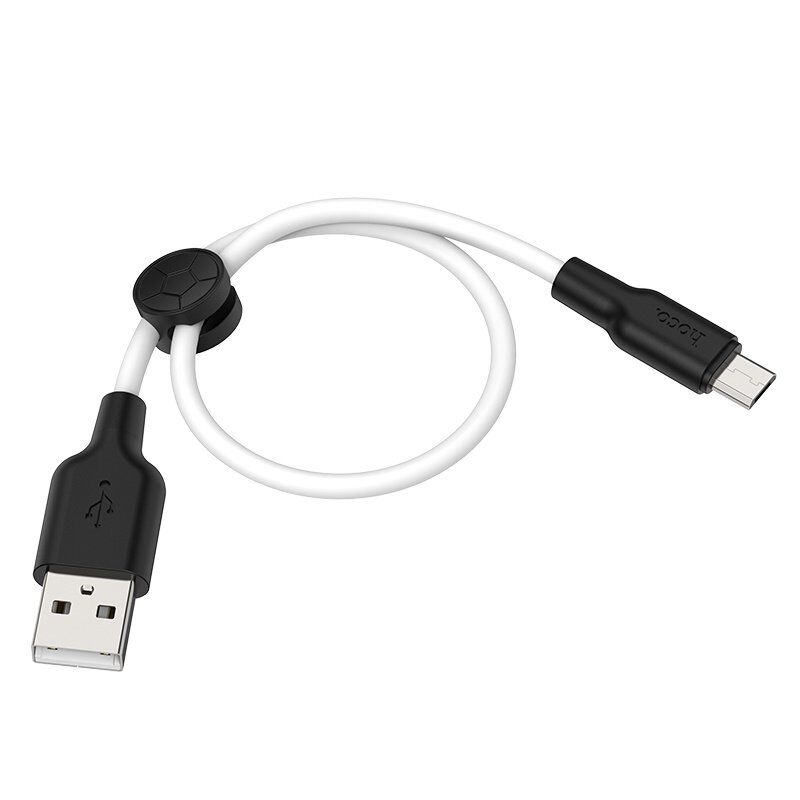 USB кабель HOCO X21 PLUS SILICONE USB - micro USB 0,25м БIЛИЙ USB кабель HOCO X21 PLUS SILICONE USB - micro USB 0,25м БIЛИЙ