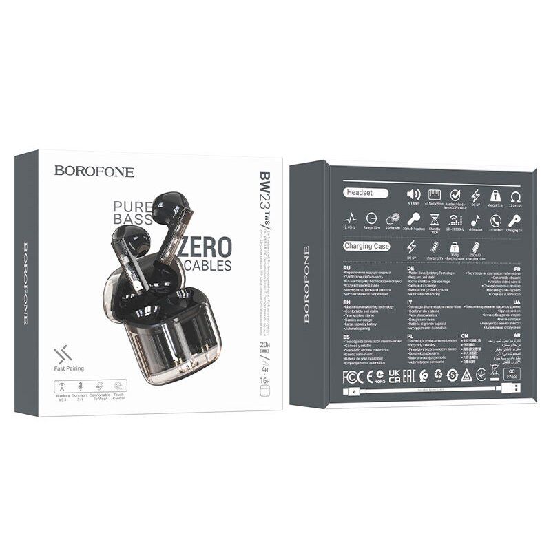 Навушники бездротові BOROFONE BW23 чорний Навушники бездротові BOROFONE BW23 чорний