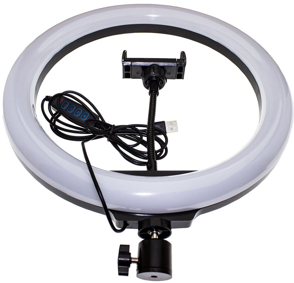 Селфі лампа кільце M-33 32см з тримачем без підставки