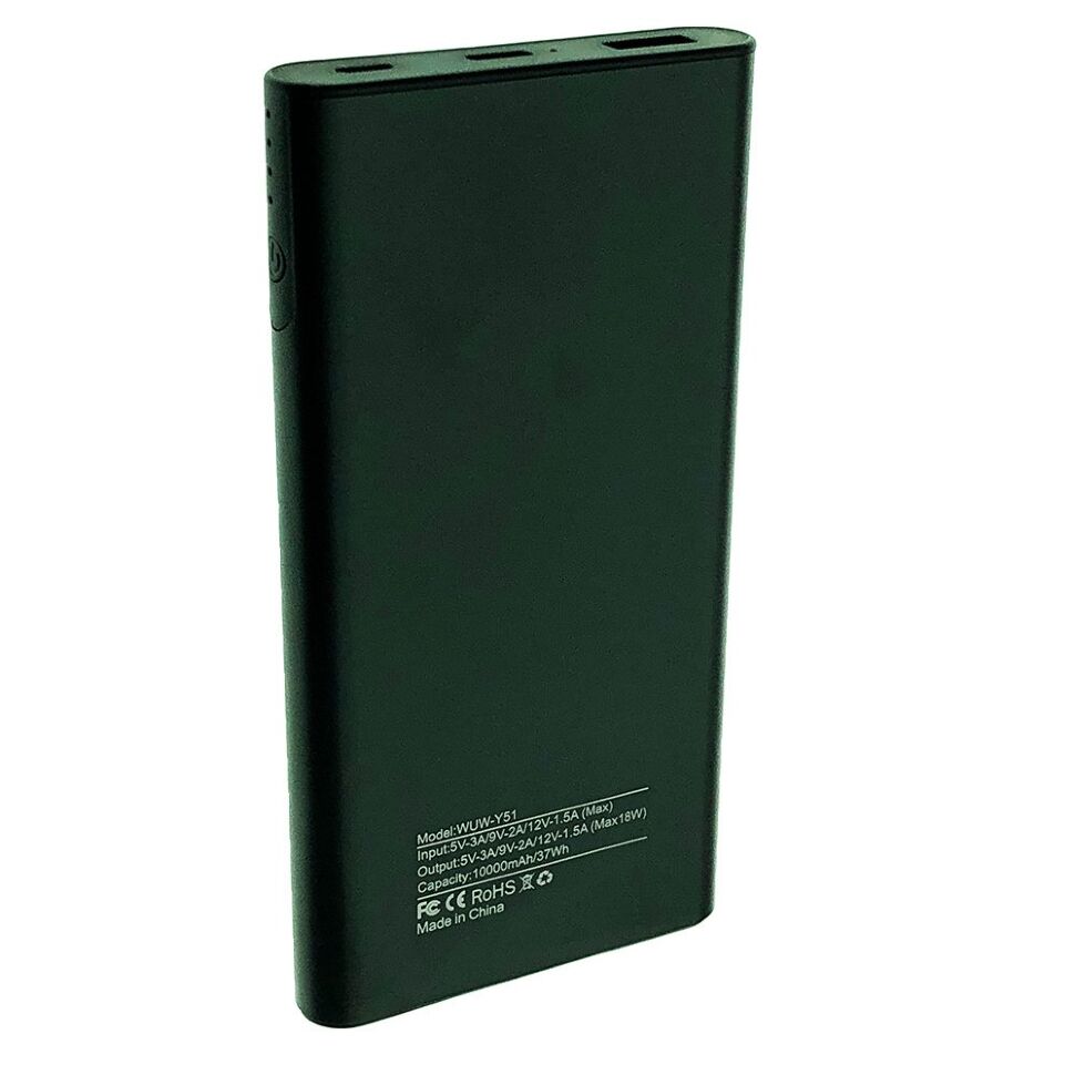 Power Bank WUW Y51 10000 mAh ЧОРНИЙ Power Bank WUW Y51 10000 mAh ЧОРНИЙ