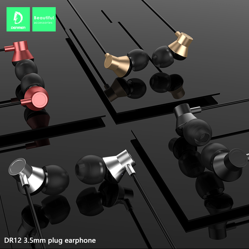Дротові навушники DENMEN DR12 Дротові навушники DENMEN DR12