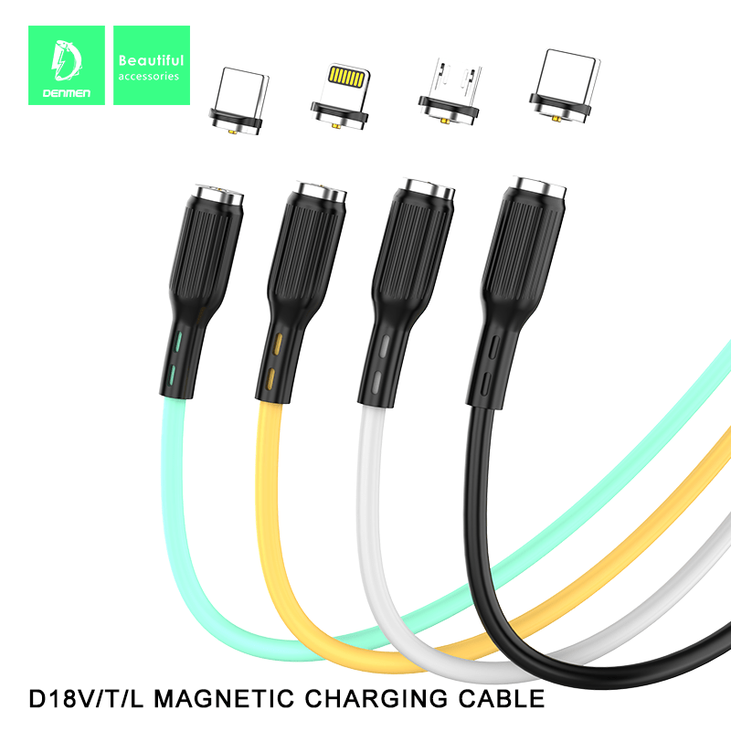 Кабель USB Denmen D18T магнітний MAGNET USB - Type-C 2.4A Кабель USB Denmen D18T магнітний MAGNET USB - Type-C 2.4A