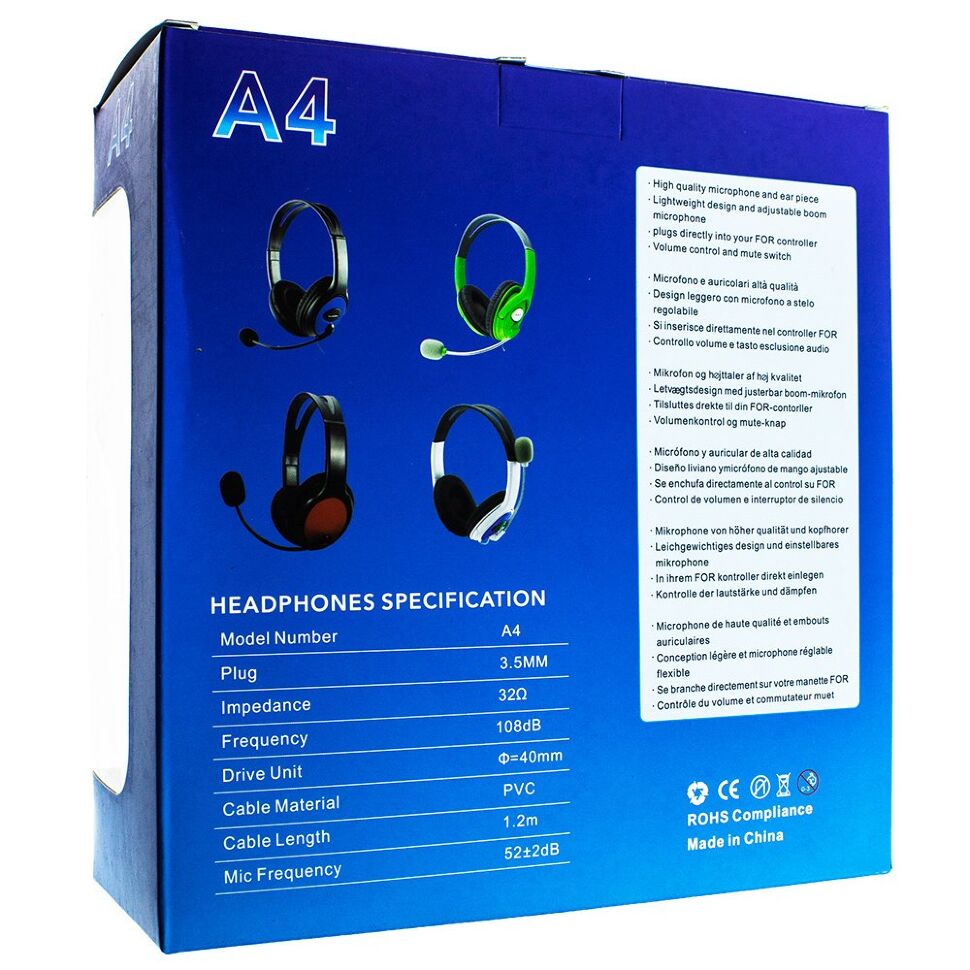 Ігрова гарнітура для комп'ютера A4