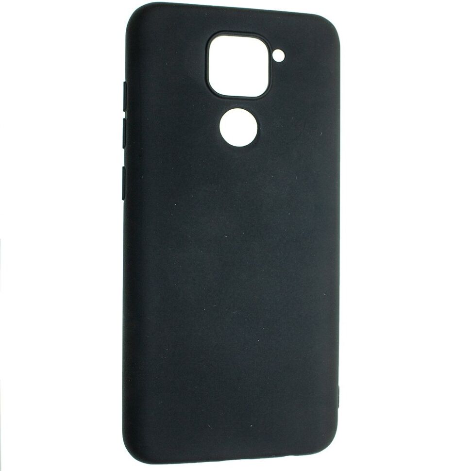 Матова силіконова накладка ROCK Xiaomi Redmi Note 9 (чорний) Матова силіконова накладка ROCK Xiaomi Redmi Note 9 (чорний)