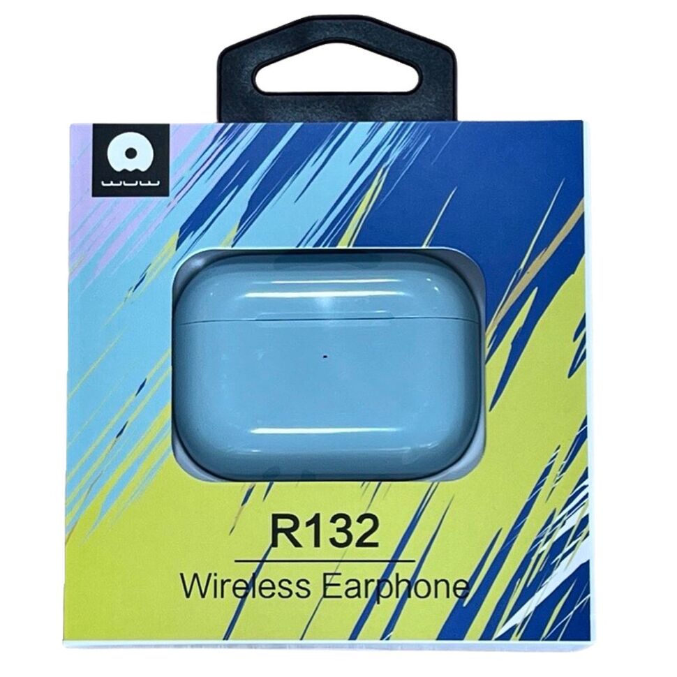 Бездротові навушники WUW R132 TWS Wireless earbuds БЛАКИТНИЙ Бездротові навушники WUW R132 TWS Wireless earbuds БЛАКИТНИЙ