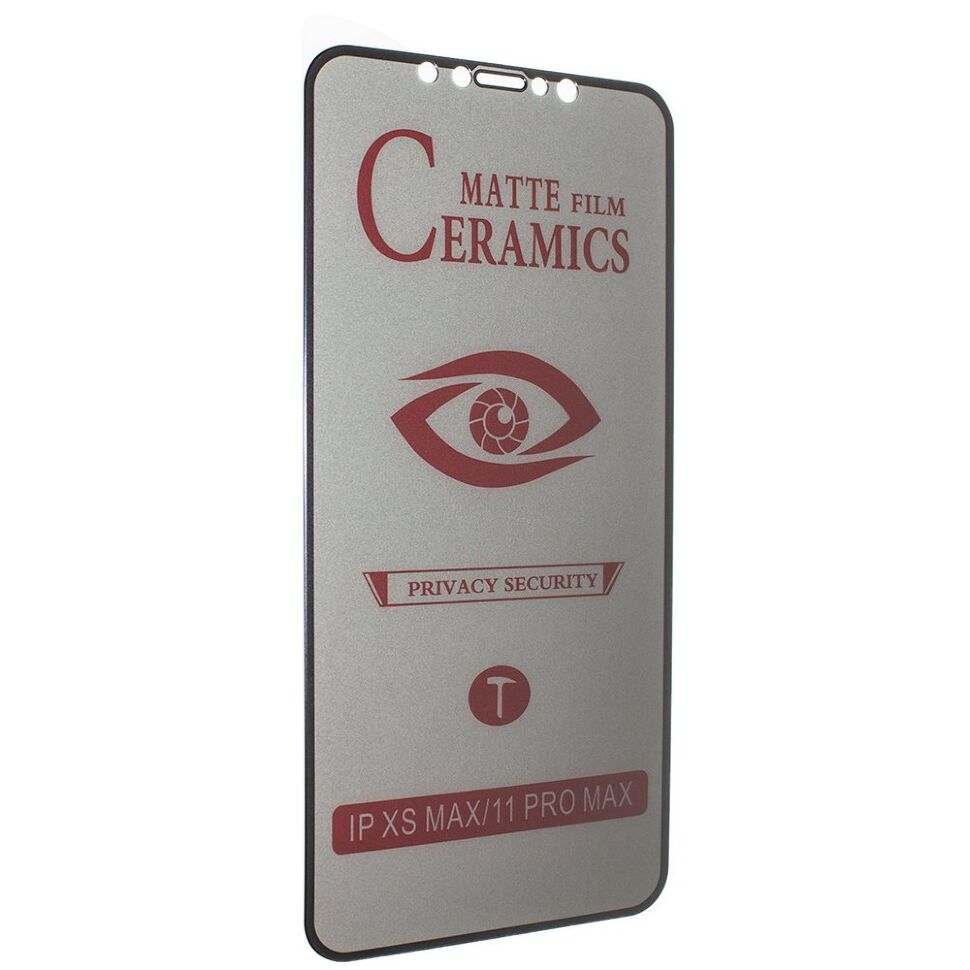 CERAMICS FILM PRIVACY МАТОВЕ APPLE IPHONE XS MAX | 11 PRO MAX ЧОРНИЙ CERAMICS FILM PRIVACY МАТОВЕ APPLE IPHONE XS MAX | 11 PRO MAX ЧОРНИЙ