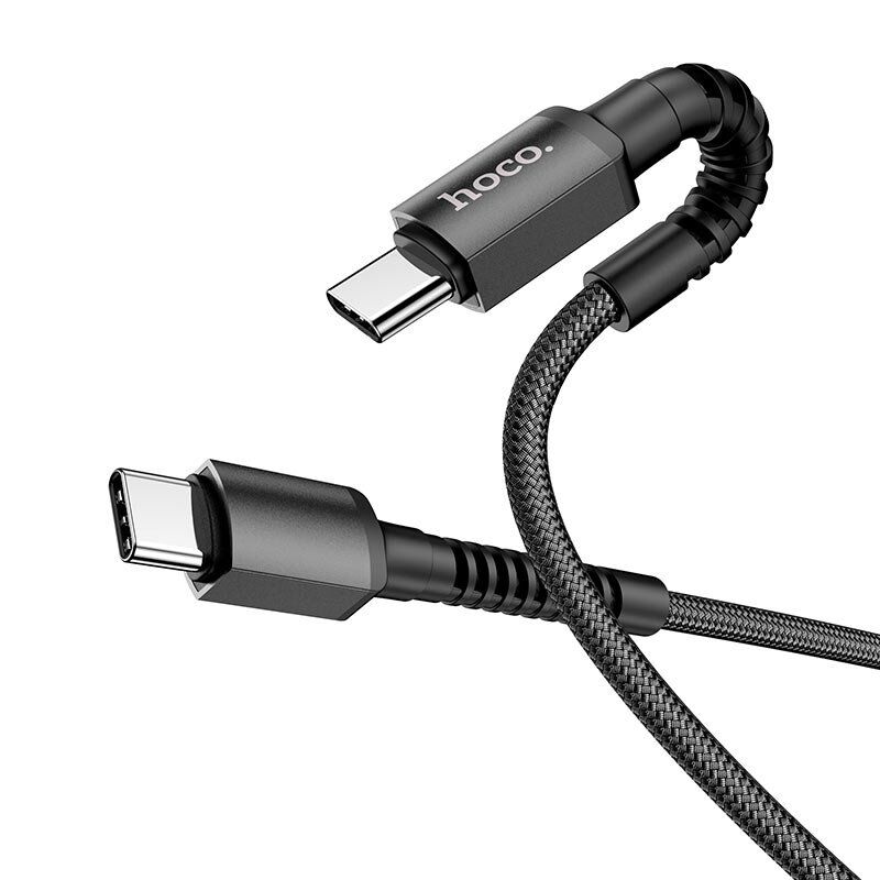 USB-C кабель HOCO X71 60W Type-C - Type-C 1метр, чорний USB-C кабель HOCO X71 60W Type-C - Type-C 1метр, чорний