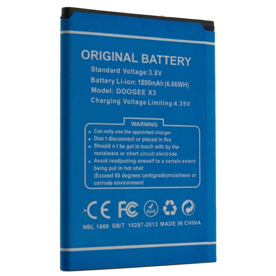 Акумулятор до телефону ОРИГІНАЛ DOOGEE X3 Акумулятор до телефону ОРИГІНАЛ DOOGEE X3