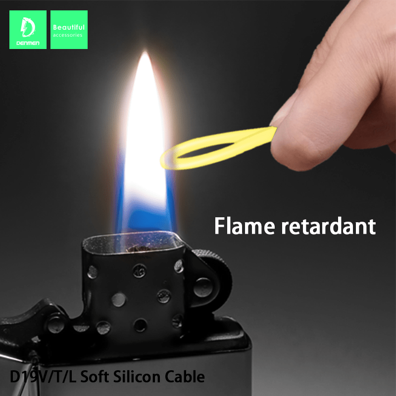 Кабель USB Denmen D19L SILICONE USB - Lightning (2.4A) 1 метр Кабель USB Denmen D19L SILICONE USB - Lightning (2.4A) 1 метр