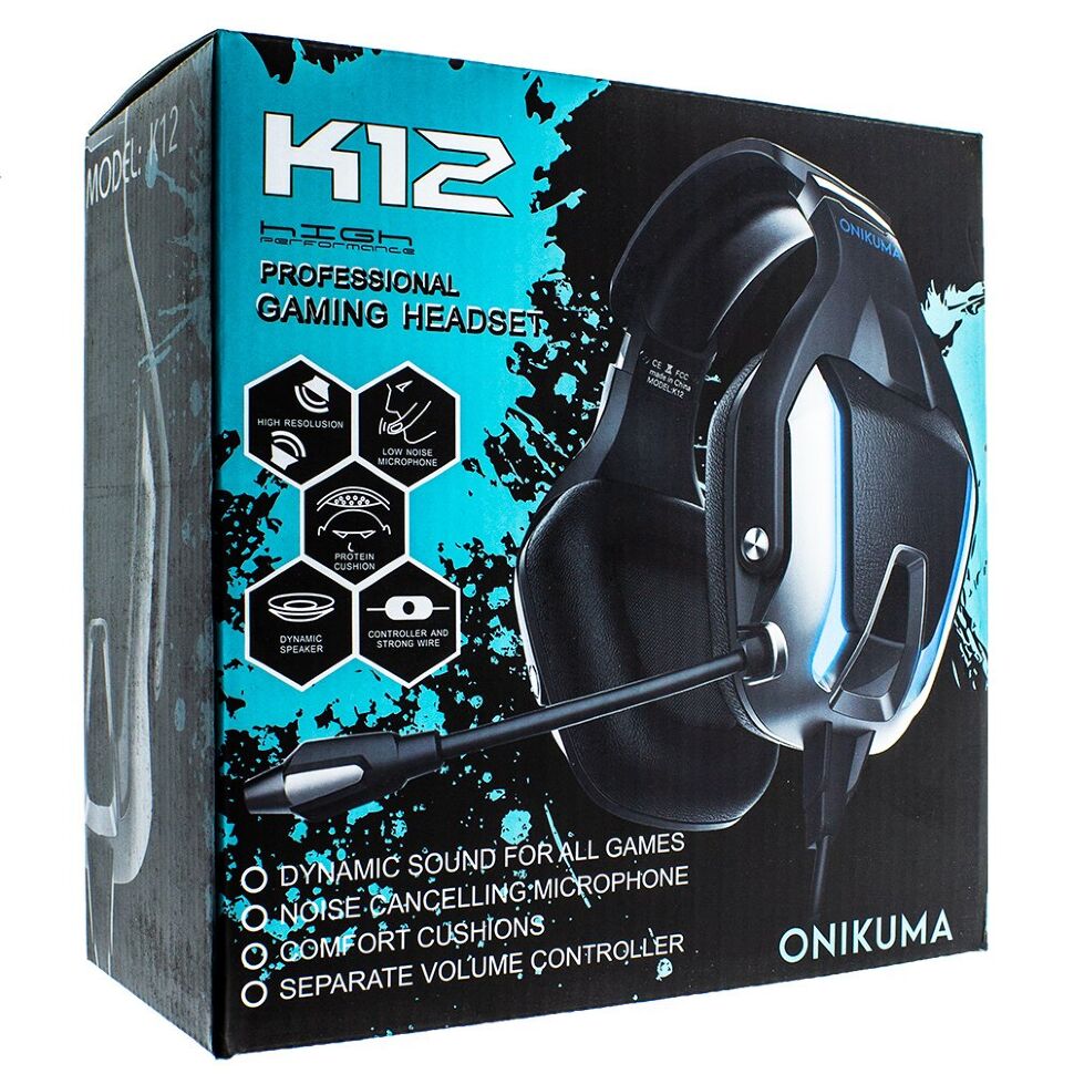 Ігрова гарнітура для комп'ютера ONIKUMA K12