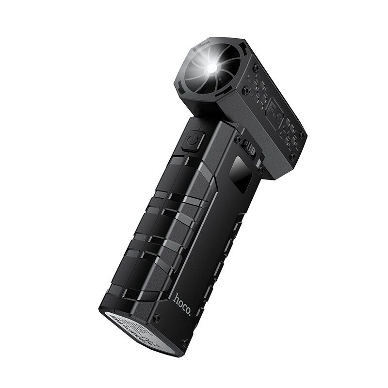 Портативний вентилятор HOCO HX67, чорний Портативний вентилятор HOCO HX67, чорний