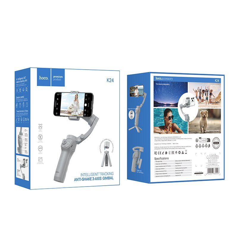 Монопод для селфи HOCO K24, сірий Монопод для селфи HOCO K24, сірий