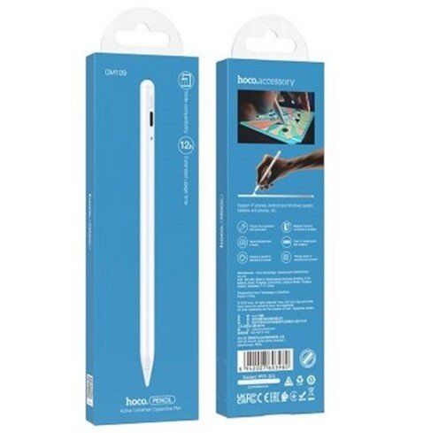 Стилус HOCO GM109 універсальний, білий Стилус HOCO GM109 універсальний, білий