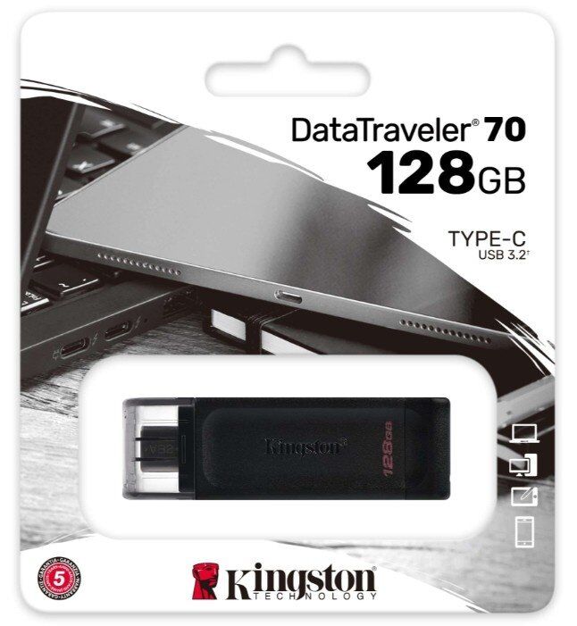 TYPE-C флеш 128GB 3.2 KINGSTON DT 70 TYPE-C флеш 128GB 3.2 KINGSTON DT 70