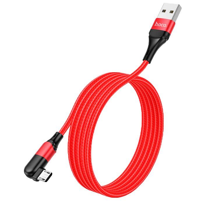 USB кабель HOCO U100 USB - micro USB 1,20м, чорний USB кабель HOCO U100 USB - micro USB 1,20м, чорний
