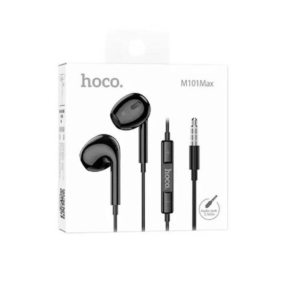 Дротові навушники HOCO M101 MAX, чорний