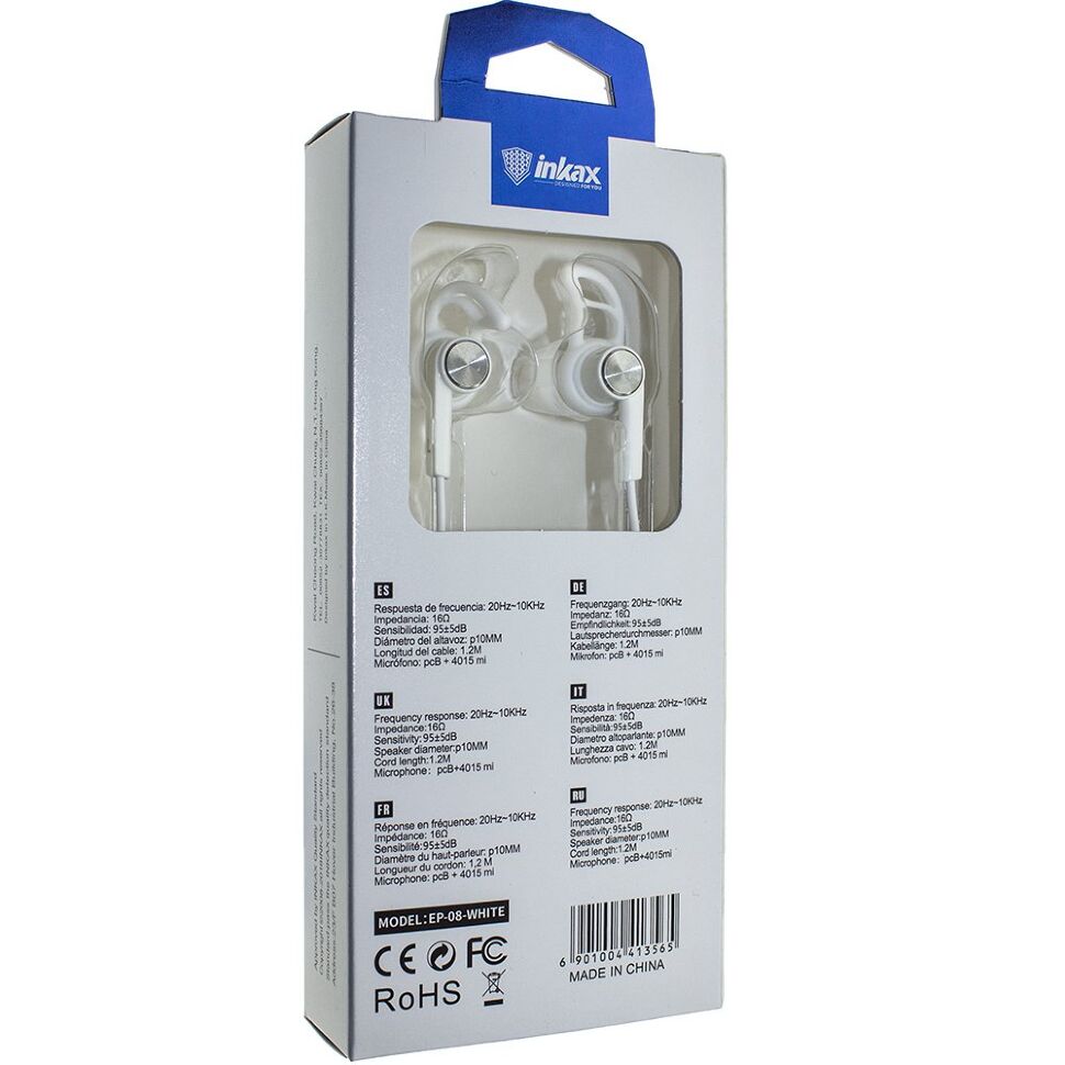 Дротові навушники INKAX EP-08
