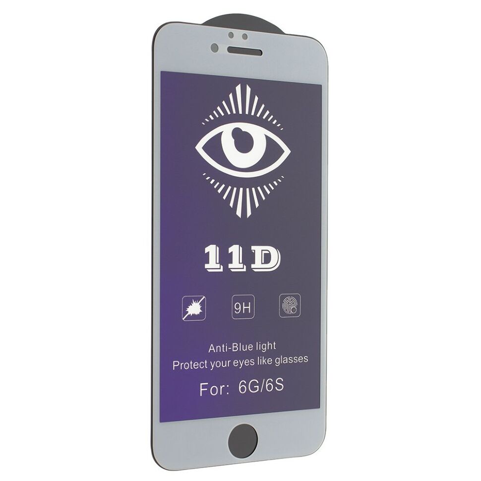 Захисне скло 11D BLUE LIGHT APPLE IPHONE 6 | 6S Захисне скло 11D BLUE LIGHT APPLE IPHONE 6 | 6S