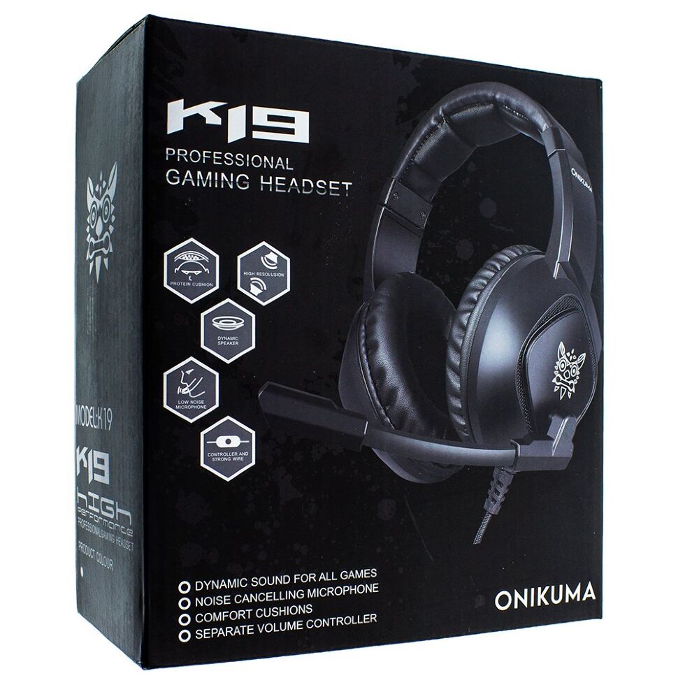 Ігрова гарнітура для комп'ютера ONIKUMA K19
