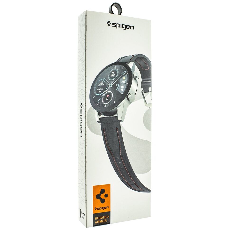 Ремінець силіконовий SPIGEN SP-10 WATCH 20мм ЧОРНИЙ Ремінець силіконовий SPIGEN SP-10 WATCH 20мм ЧОРНИЙ