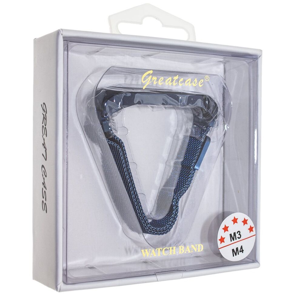 Ремінець металевий для годинника MI Band 3 | 4 Міланська петля