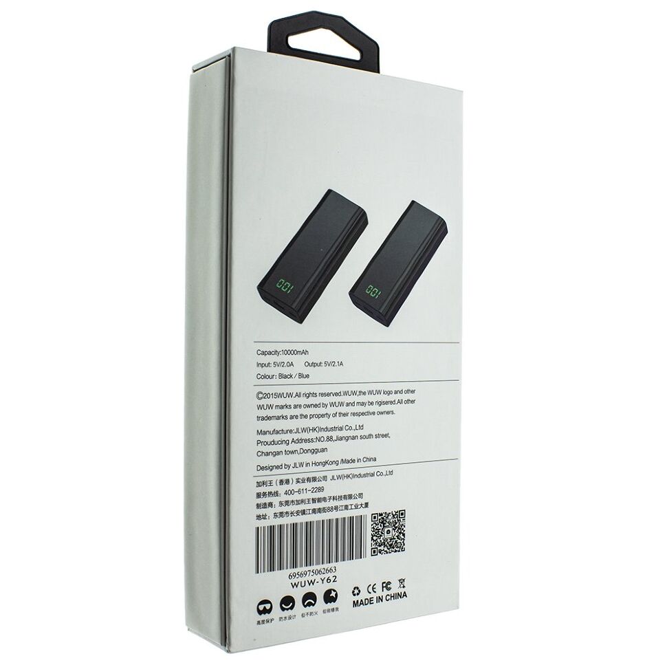 Power Bank WUW Y62 10000 mAh Power Bank WUW Y62 10000 mAh