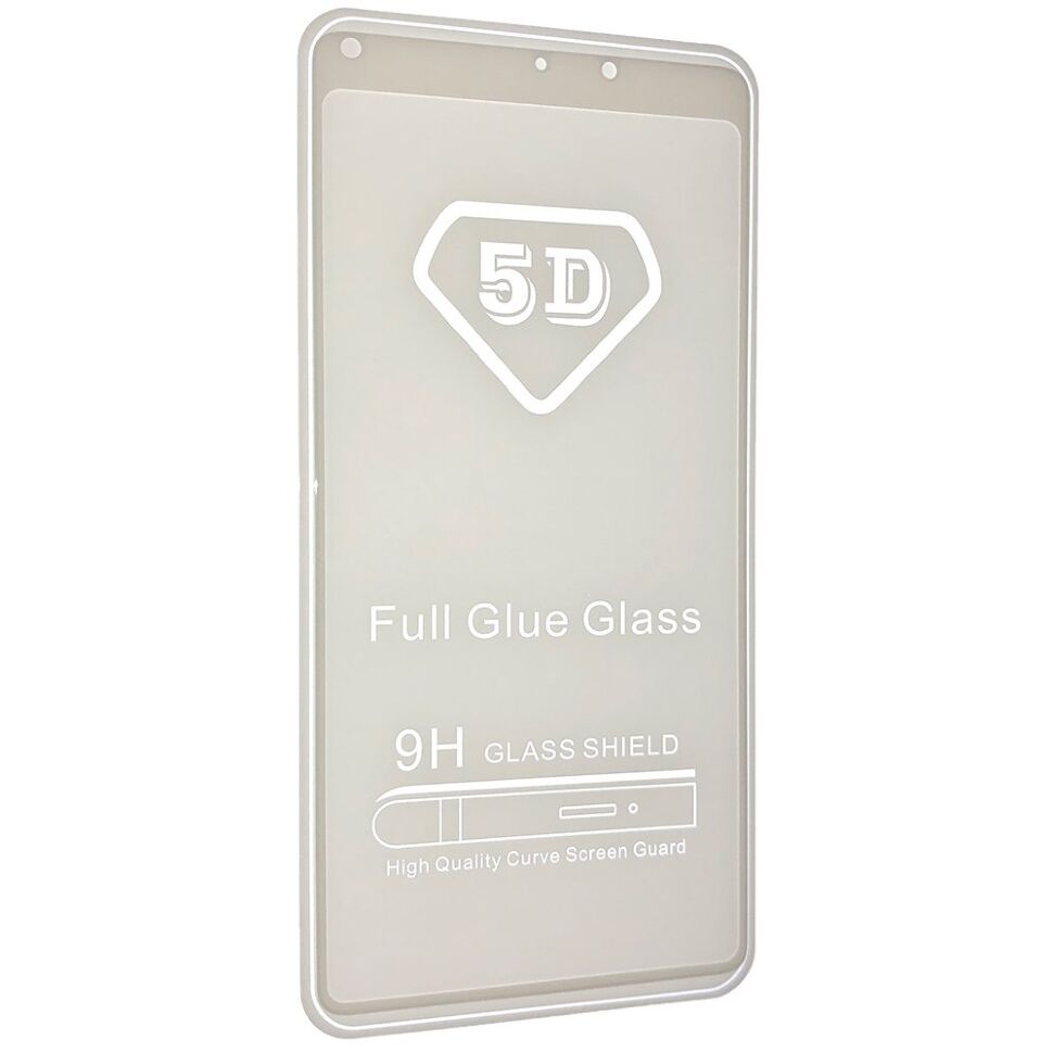 Скло 5D FULL GLUE TRIPLEX XIAOMI MI MIX 2 БІЛИЙ тех. пак.