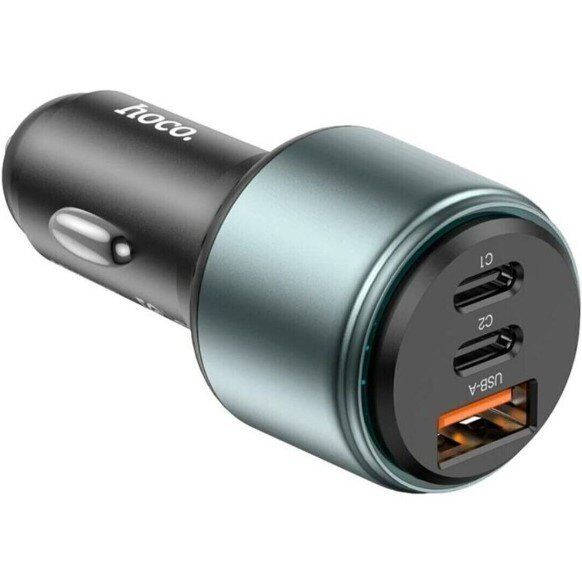 Автомобільний зарядний пристрій HOCO NZ9 1 TYPE-C PD 65W + 1 TYPE-C 15W + 1 USB QC 3.0 Автомобільний зарядний пристрій HOCO NZ9 1 TYPE-C PD 65W + 1 TYPE-C 15W + 1 USB QC 3.0