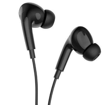 Дротові навушники HOCO M101 PRO, чорний Дротові навушники HOCO M101 PRO, чорний