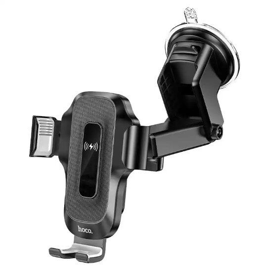 Автомобільний тримач HOCO HW3 15W бездротова швидка зарядка - клейка присоска Автомобільний тримач HOCO HW3 15W бездротова швидка зарядка - клейка присоска