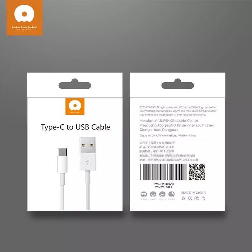 Кабель USB WUW X83 USB - Type-C (150) Кабель USB WUW X83 USB - Type-C (150)
