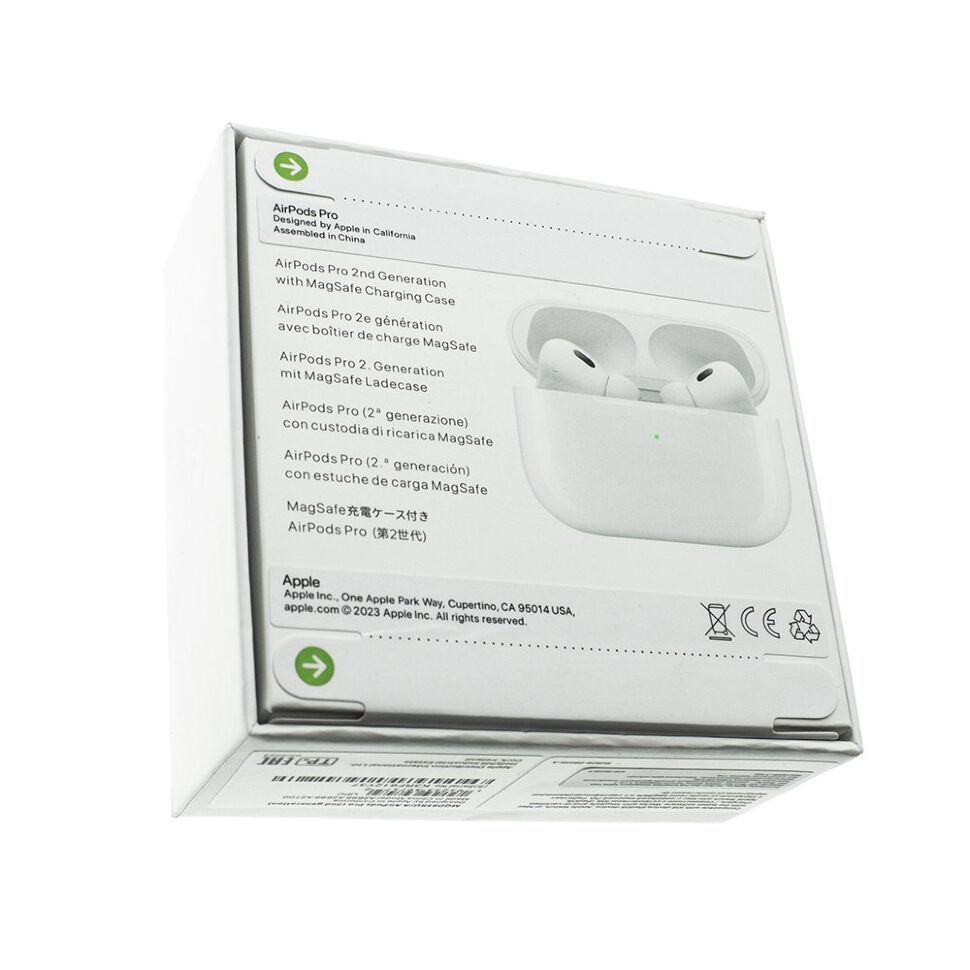 Навушники бездротові APPLE original MQD83RU/A AirPods Pro 2 Gen. MXQ31XD7MK (ANC, AIROHO) LIGHTNING