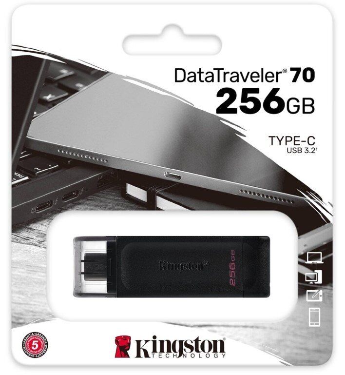 TYPE-C флеш 256GB 3.2 KINGSTON DT 70 TYPE-C флеш 256GB 3.2 KINGSTON DT 70