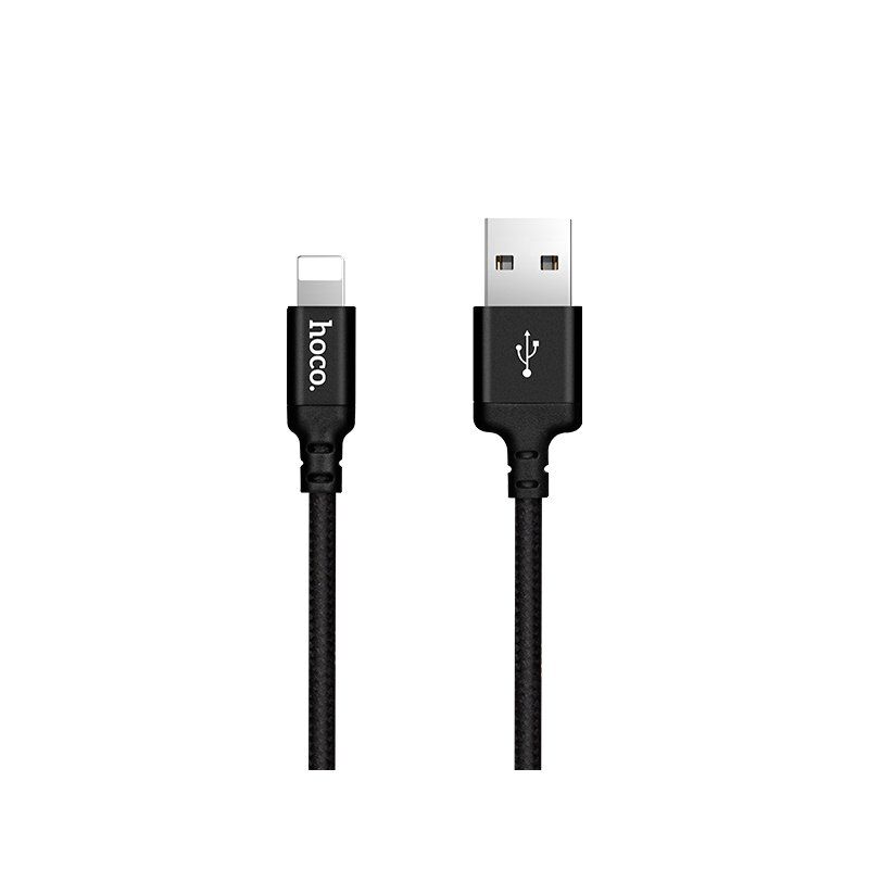 USB кабель HOCO X14 USB - Lightning, 2 метри, чорний