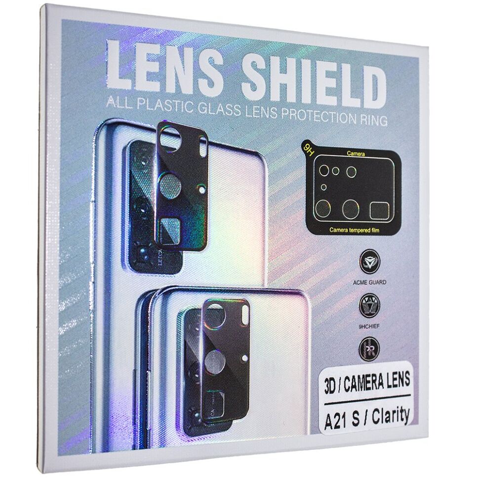 Захисне скло для камери 3D LENS SHIELD SAMSUNG A217 Galaxy A21S (2020) чорний Захисне скло для камери 3D LENS SHIELD SAMSUNG A217 Galaxy A21S (2020) чорний