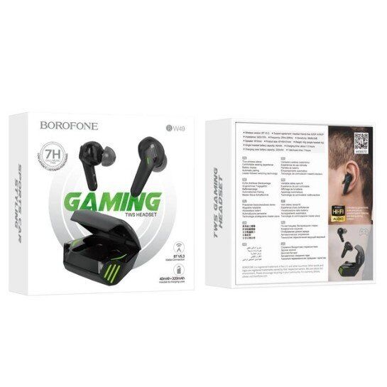 Навушники бездротові BOROFONE BW49 чорний Навушники бездротові BOROFONE BW49 чорний