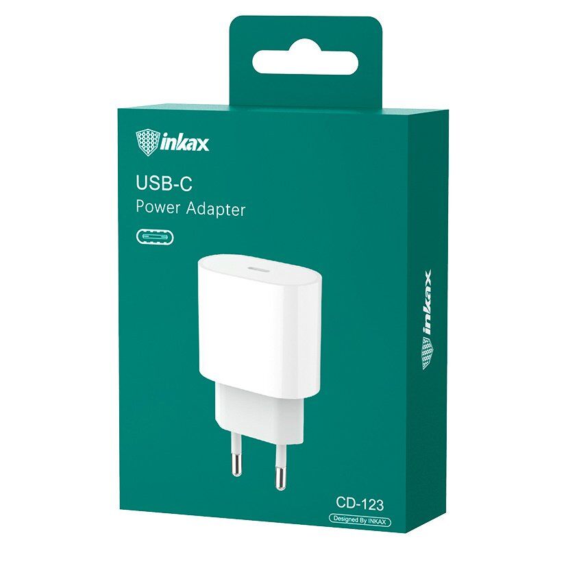 Мережевий зарядний пристрій INKAX CD-123 USB-C 2.4A Мережевий зарядний пристрій INKAX CD-123 USB-C 2.4A
