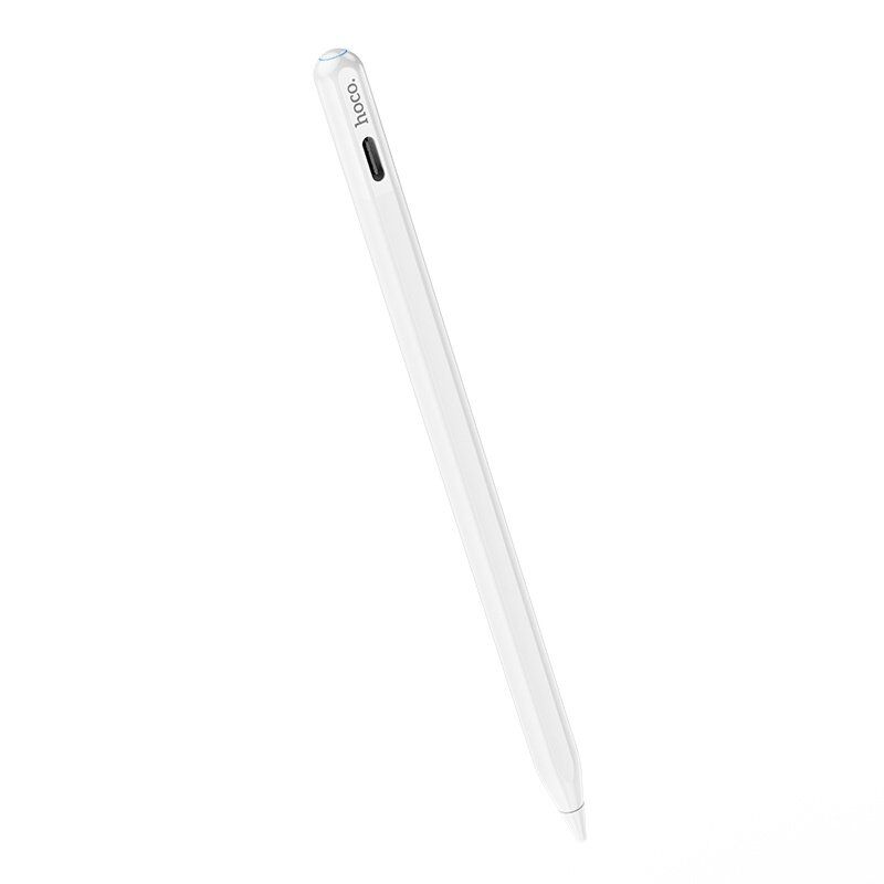Стилус HOCO GM112 Intelligent anti-lost active capacitive pen с дисплеем (для планшета), білий Стилус HOCO GM112 Intelligent anti-lost active capacitive pen с дисплеем (для планшета), білий
