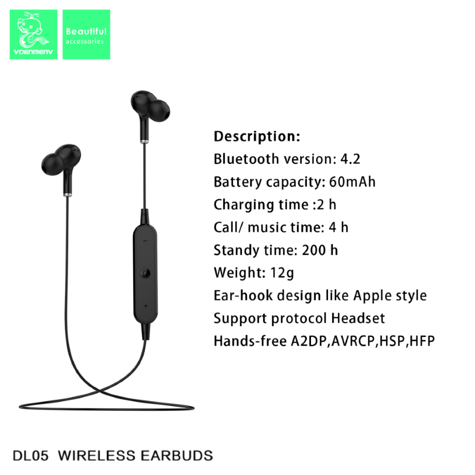Бездротові навушники DENMEN DL05 Бездротові навушники DENMEN DL05