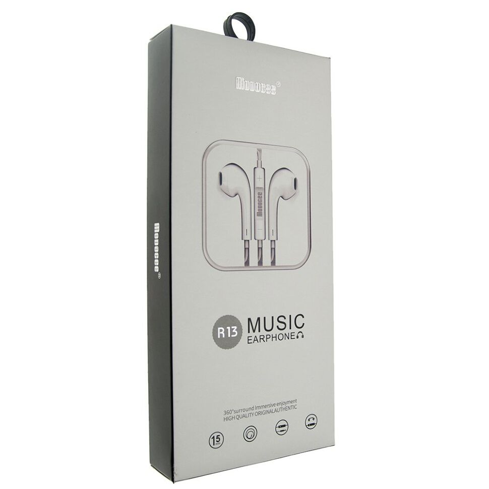 Дротові навушники MODOCEE MDK-R13, білий Дротові навушники MODOCEE MDK-R13, білий